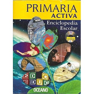 Primaria Activa: Enciclopedia Escolar. 4 TOMOS (OBRA COMPLETA) INCLUYE CD ROM